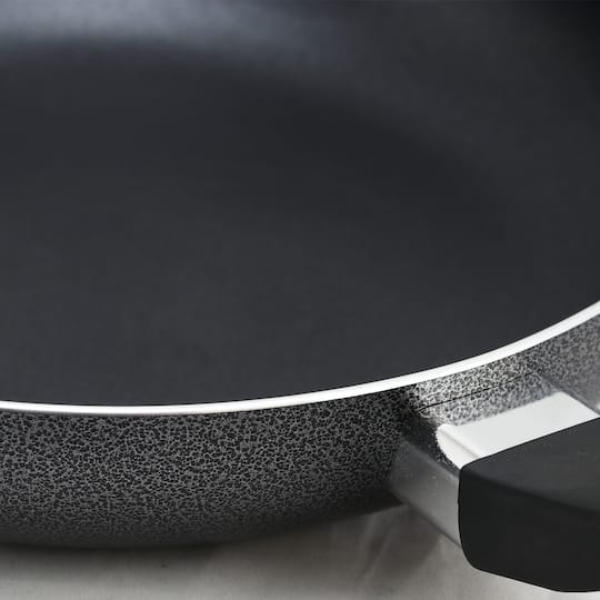 Oster Clairborne 9.5" Charcoal Gray Aluminum Hammer Tone Frying Pan